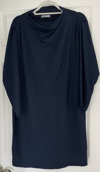 Stateside | Dresses | New Stateside Softest Fleece Pleated Dress In New  Navy | Poshmark